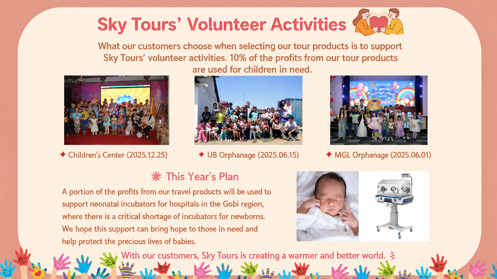 Sky Tours Mongolia's Social Responsibility