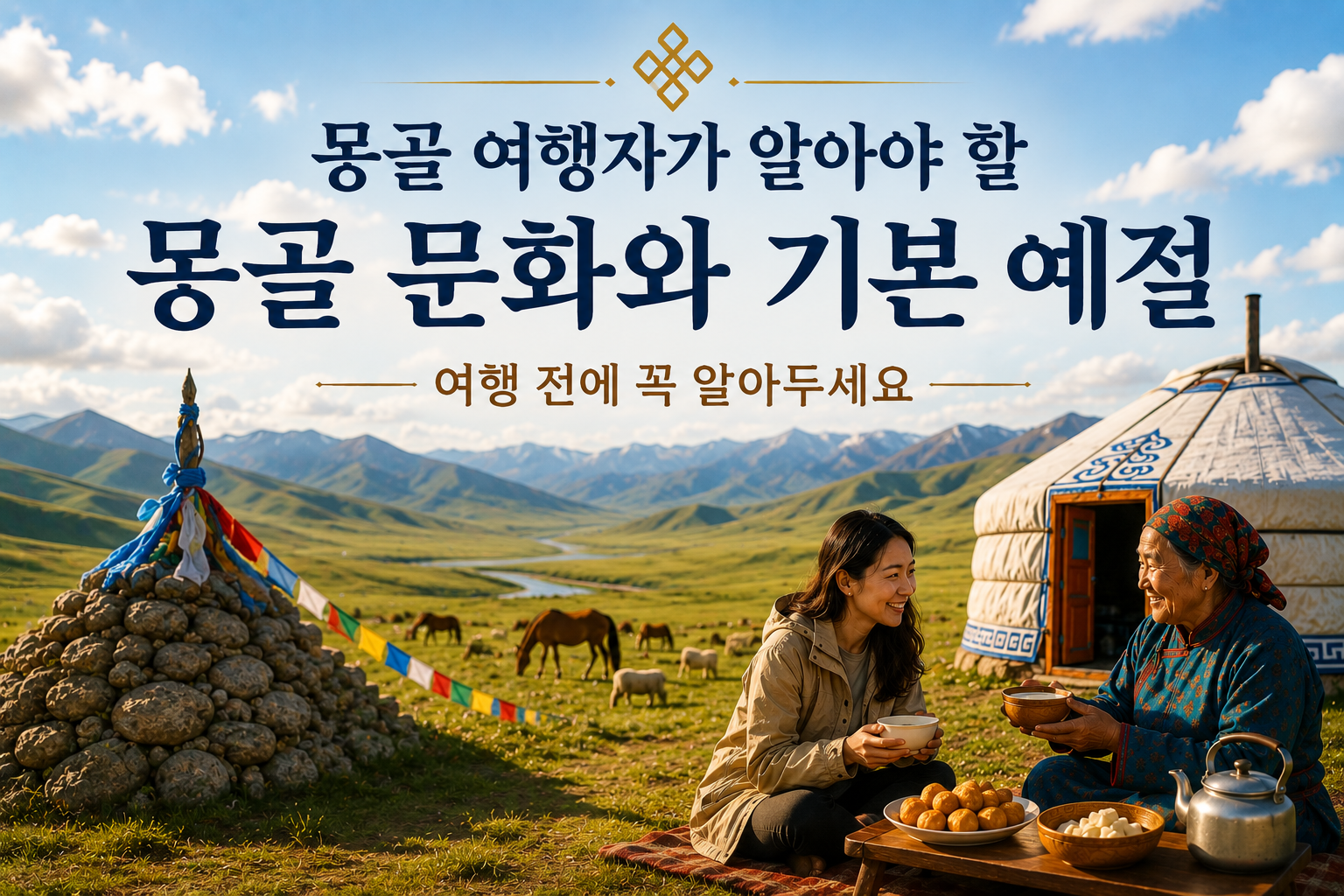 몽골 여행자가 알아야 할 몽골 문화와 기본 예절