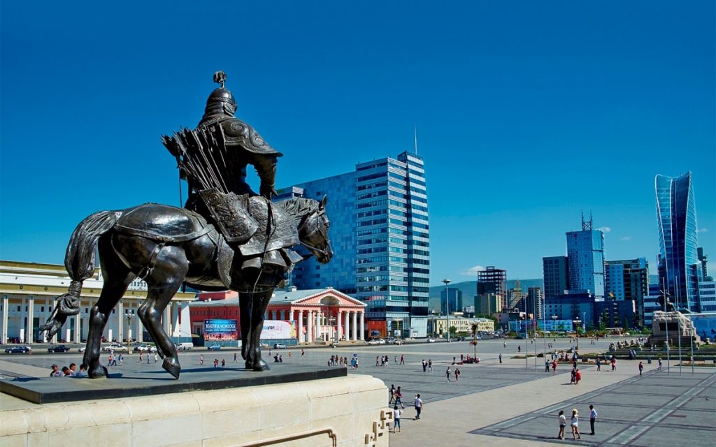 수흐바타르 광장 (Sukhbaatar Square)