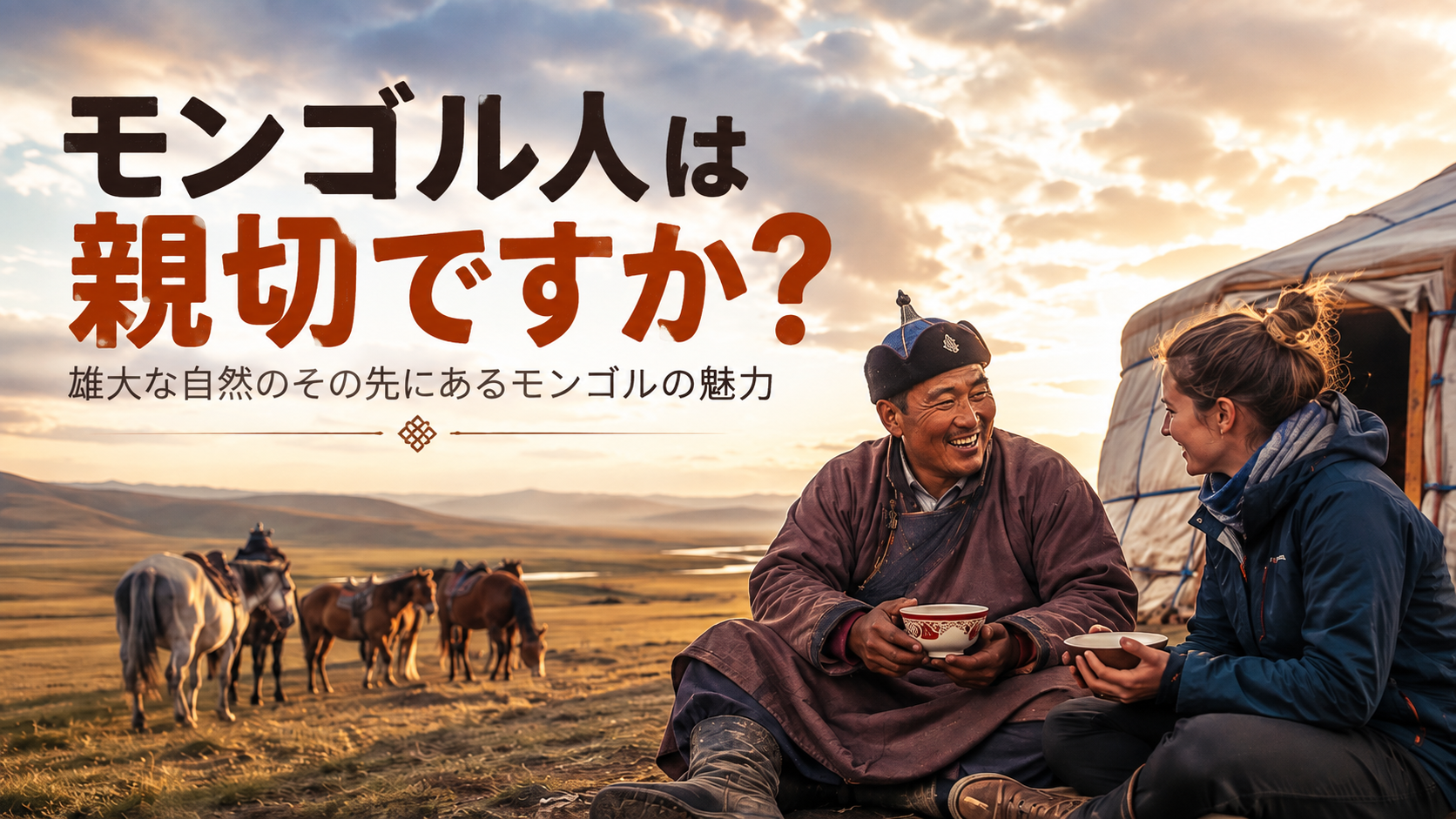 モンゴル人は外国人観光客に親切？モンゴルの人々とおもてなし文化を紹