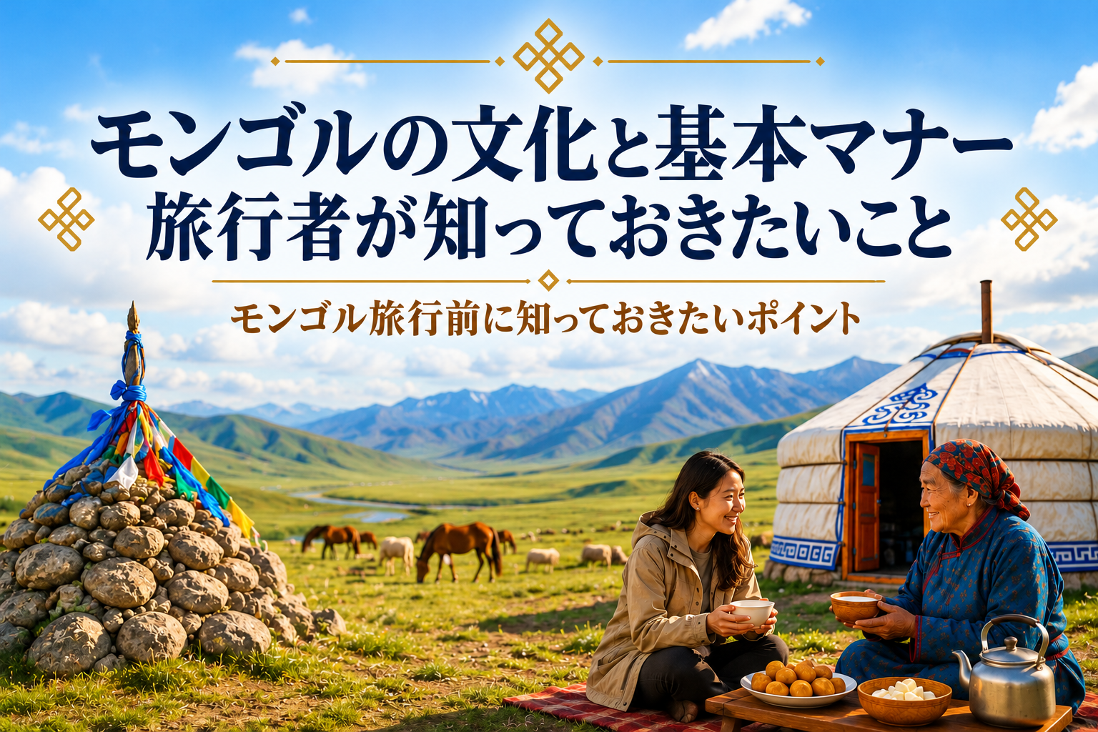 モンゴル旅行で知っておきたい文化と基本マナー10選